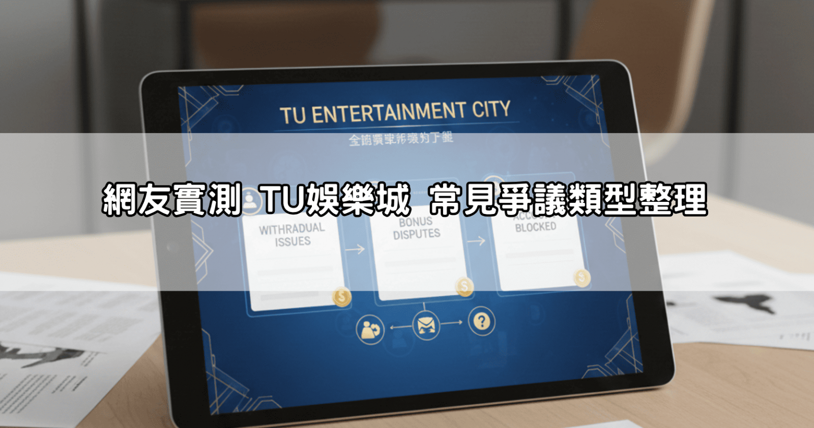 網友實測 TU娛樂城 常見爭議類型整理
